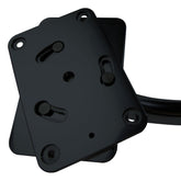 Panther KPB60B Quick Release Bow Mount Brackets - 6" Rise, Black Powder Coat